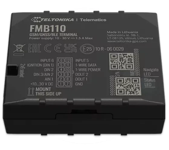 Teltonika · Tracker GPS · FMB110 · Fahrzeug · GNSS/GSM/BLE 4.0