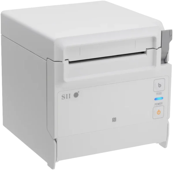 Kassendrucker/Bondrucker Seiko RP-F10, LAN/USB-A, weiß (hellgrau) (RP-F10-W27J1-3 10819)