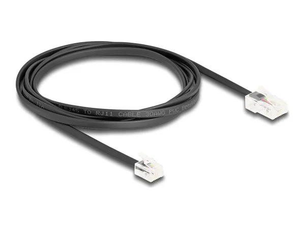DELOCK Telefonk RJ45 Stecker zu RJ11 2m