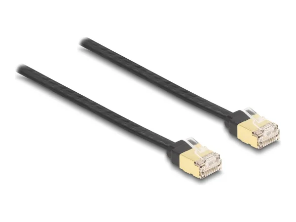 DELOCK RJ45 Aufrollkabel Cat.6A STP 1,5m