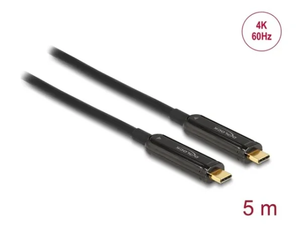 DELOCK AOC USB-C Video Cable 4K 60Hz 5m