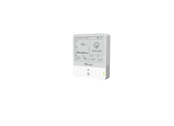 Milesight IoT Indoor Ambience Monitoring Sensor, AM307-868M LoRaWAN / Temp. / Humidity / CO2 / PIR / Light / TVOC / hPA / E-Ink Display