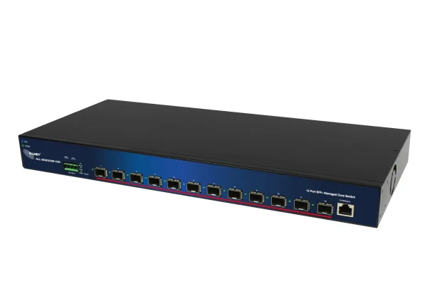 ALLNET Switch smart managed Layer2 12 Port • 12x SFP+ 10GbE • 19" • ALL-SG9312M-10G • Core-Switch • Redundant Power Option