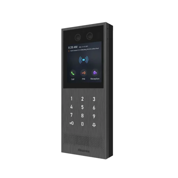 Akuvox Video-TFE X912S Kit On-Wall, big touch screen, card reader, black