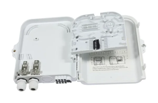 LWL-FTTH Wandgehäuse, IP65, 2xEingang/ 8xAusgang, Synergy 21