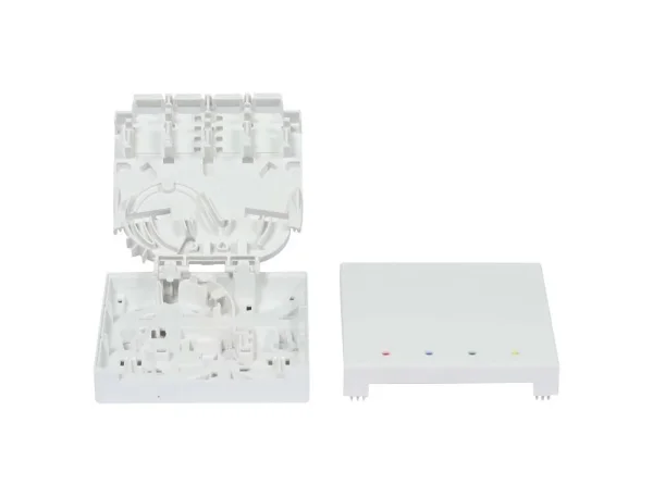 LWL-FTTH Compact Box vorkonfektioniert, 2xLC/APC -> open End, 60m, 9/125u, G.657.A2, 2-Faser, OD=2.2mm, Synergy 21