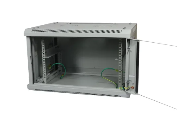 ALLNET 19" Wandgehäuse, 6HE, 1-teilig, T450mm, Lichtgrau, zerlegt(Flat Pack), SMA-Serie,