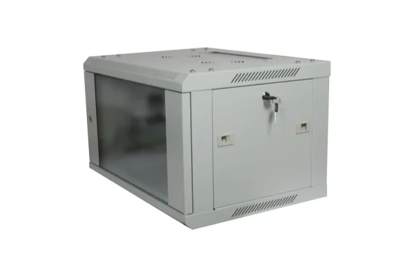 ALLNET 19" Wandgehäuse, 18HE, 1-teilig, T600mm, Lichtgrau, zerlegt(Flat Pack), SMA-Serie,