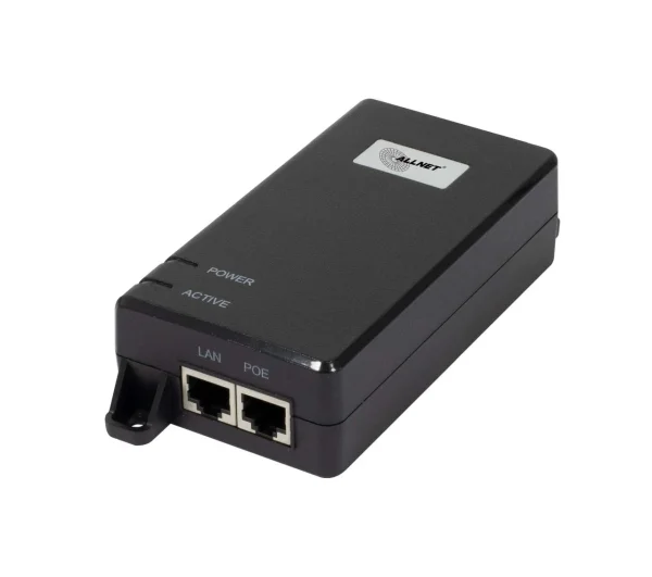 ALLNET PoE Injektor 1G/2.5G/5G PoE & PoE bt (15,4W/30W/60W) / Kunststoffgehäuse / " ALL-PI102-5G"
