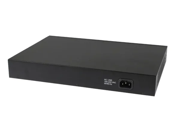 ALLNET Switch unmanaged Layer2 18 Port • PoE Budget 240W • 16x PoE at • 2x SFP • 19" • Lüfterlos • ALL-SG8018P