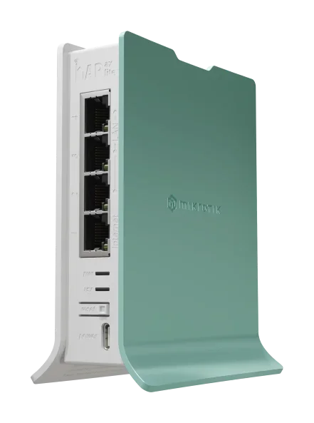 MikroTik home AX Access Point L41G-2axD, hAP ax lite TC, 2,4 GHz, 4x Gigabit, Tower Case