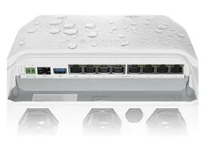 MikroTik RouterBOARD RB 5009UPr+S+OUT, 1x 2.5Gbit, 7x 1Gbit, PoE+ out/in, 1x SFP+, Outdoor