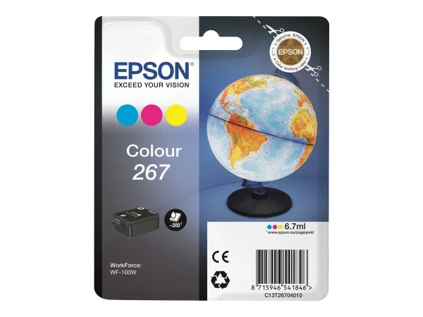 EPSON 2LB 267 ink cartridge cyan magenta