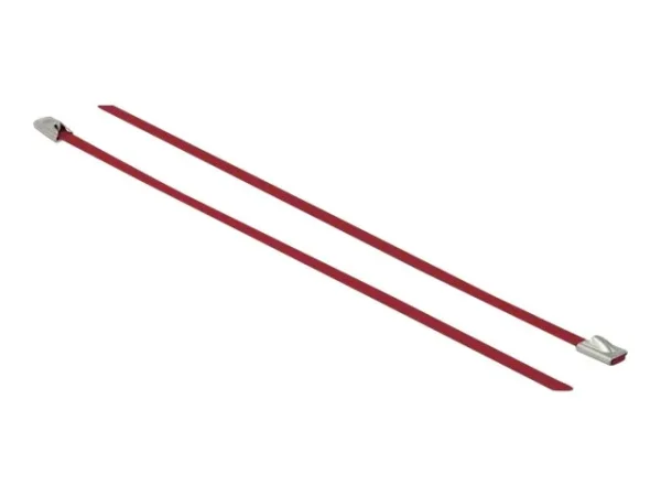 DELOCK Kabelbinder L 200 x B 4,6mm rot
