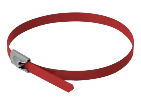 DELOCK Kabelbinder L 300 x B 4,6mm rot