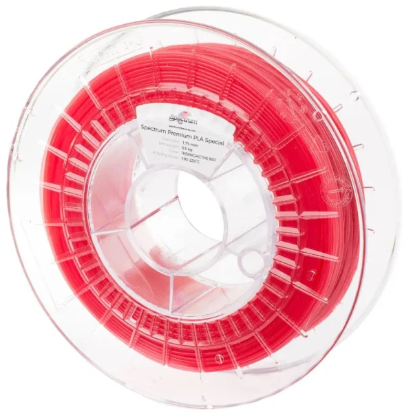 Spectrum 3D Filament / PLA Thermoactive / 1,75mm / Red / Rot / 1kg