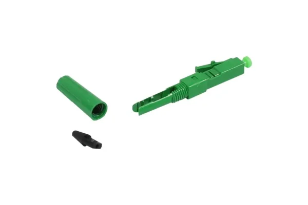 LWL-FTTH-Kabel, zbh. Feldkonfektionierbarer Stecker, LC(APC) für 0,9mm SM 9/125u Kabel, 10-Pack, Synergy 21,