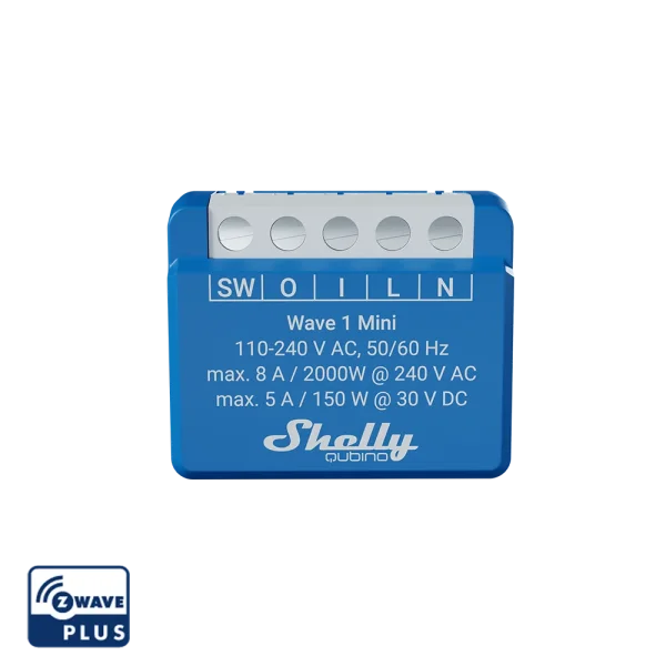 Shelly · Unterputz · " Wave 1 Mini" · Relais · max. A · 1 Kanal · Z-Wave