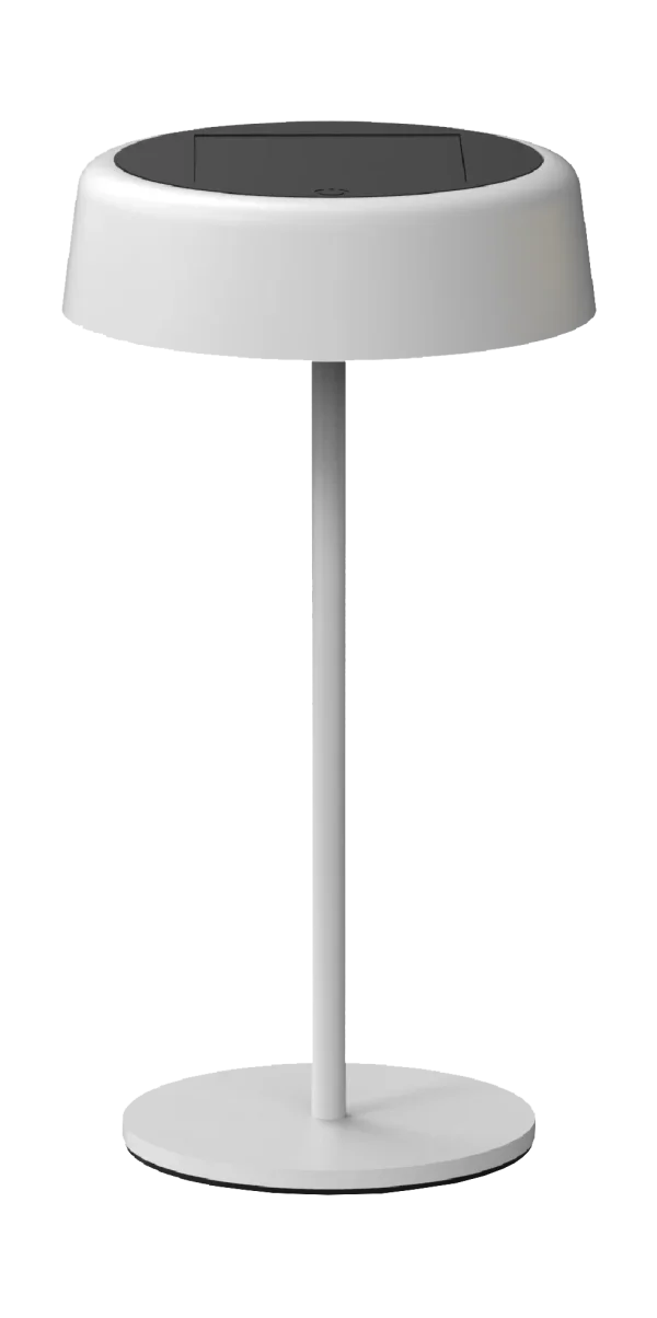Synergy 21 LED Tischleuchte SOLAR/Akku, outdoor IP54, Touch Switch dimmbar, weiss
