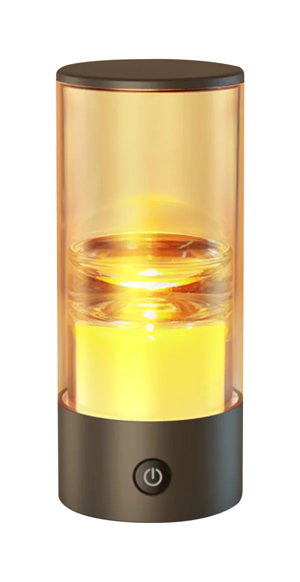 Synergy 21 LED Teelicht Akku, outdoor IPX5, Touch Switch dimmbar, stahlgrau