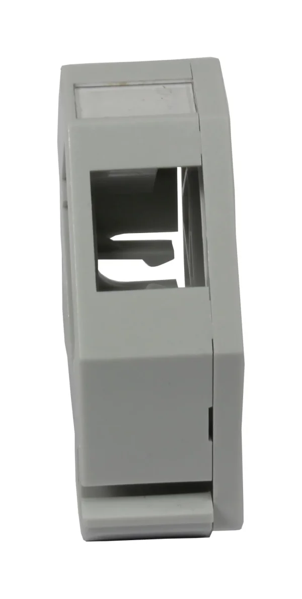 Dosen TP, DIN-Rail(Hutschiene), CAT6A, 1-fach, Keystone Modul Short, ABS, Synergy 21,