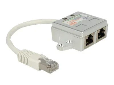 DELOCK Netzwerk Adapter RJ45 Port Dopple