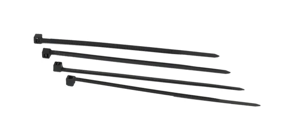 ALLNET 19" zbh. Kabelbinder, L200xB3,6mm, 100er Pack, Schwarz, UV-Beständig, Synergy 21