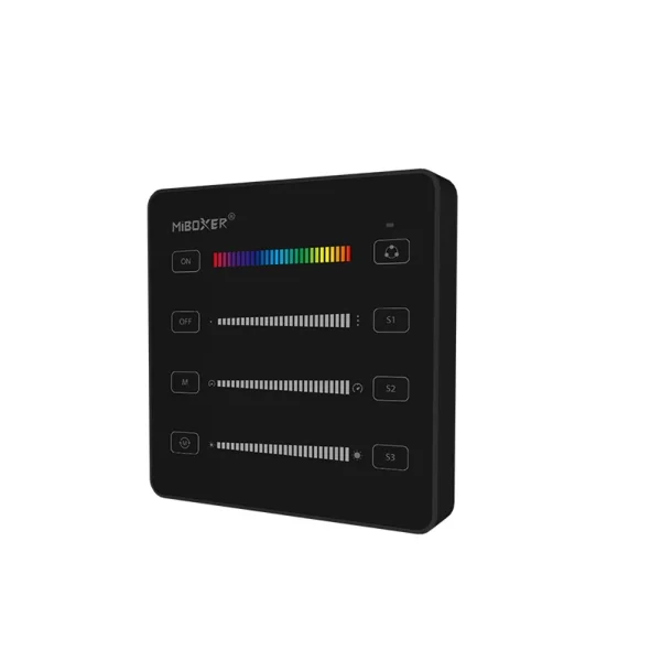 Synergy 21 Pixel LED SPI Smart Panel Fernbedienung RGB-WW (RGB/RGB-W/RGB-CCT) schwarz *Milight/Miboxer*