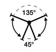 Powergear 3PH Verbinder , Einstellbar, Weiß