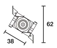 Powergear 3PH T BAR EZCLICK, Weiß