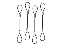 LINDY Adapter und Kabelsicherung 4 Pack