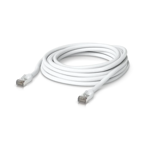 Ubiquiti UniFi Outdoor Patch Cable • CAT5e • 8m • RJ45 • 6 mm • 24 AWG • UACC-Cable-Patch-Outdoor-8M-W