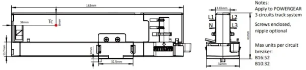 Powergear 3PH ULTIMATIVER ADAPTER 925-1250mA 50W (EINSTELLBARER DIP-SCHALTER), Weiß