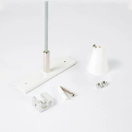 Powergear 48V 1 VERSTÄRKUNG FÜR DIE DECKENMONTAGE MIT STANGE, Weiß, 1 meter