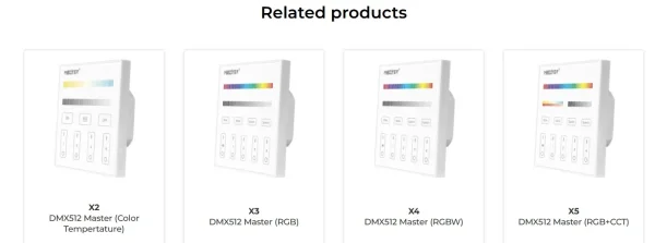 Synergy 21 LED DMX 1 in 1 Smart Panel Fernbedienung *Milight/Miboxer*