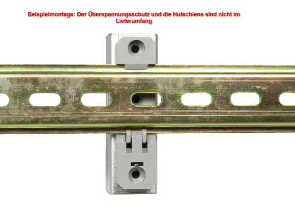 ALLNET TP Cat 6 Überspannungs-/Blitzschutz zbh. für ALL95100 Hutschiene Montageklammer