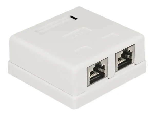 DELOCK Netzwerk Dose 2xRJ45 LSA Cat.6