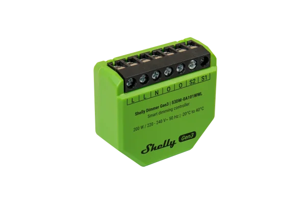 Shelly · Unterputz · " Dimmer Gen3" · Relais · LED Lichtcontroller · Messfunktion