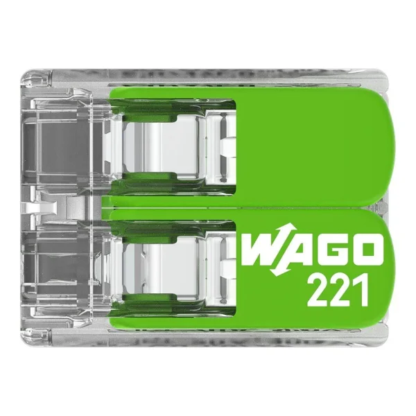 Wago Serie 221 - 2*4mm (100 Stück) Green Range