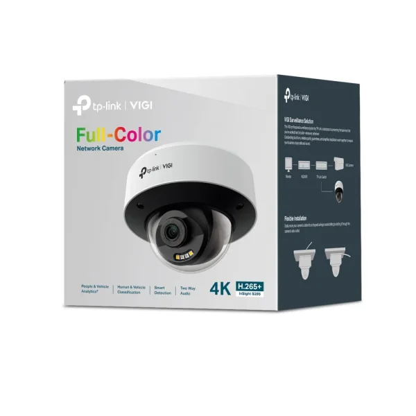 TP-Link - 8MP Full-Color Dome Network Camera - InSight S285(2.8mm)
