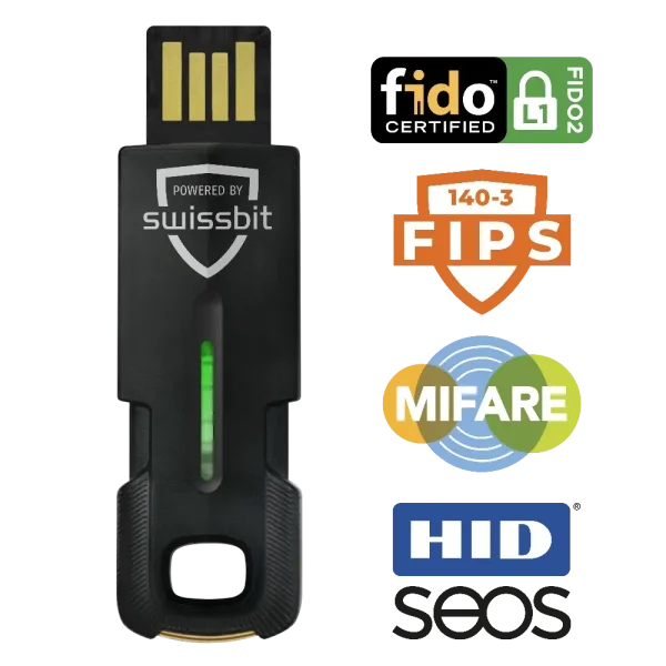 Swissbit iShield Key 2 Pro USB-A + Mifare in Einzelverpackung