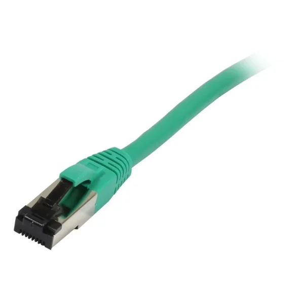 Patchkabel RJ45, CAT8.1 2000Mhz, 0.15m, grün, S-STP(S/FTP), TPE/LSZH(SuperFlex), AWG26, Synergy 21