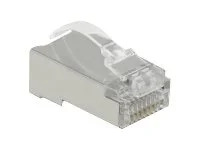 DELOCK RJ45 Crimp+Cut+Curve Cat.6 STP