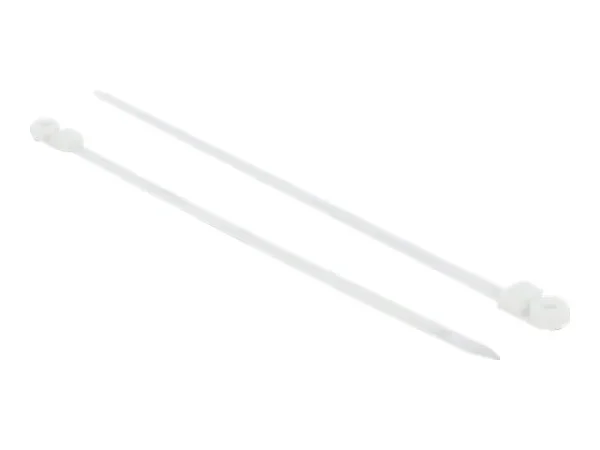 DELOCK Kabelb L 300 x B 7,6mm weiss 10St