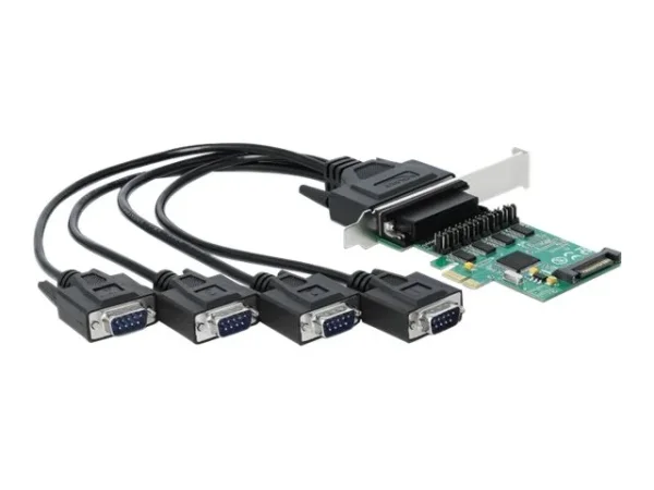 DELOCK PCI Express Karte zu 4 x Seriell