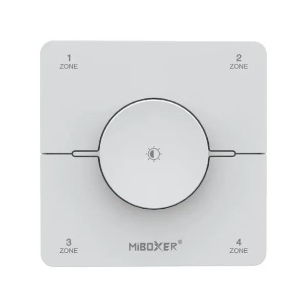 Synergy 21 LED Fernbedienung 2,4GHz dual white (CCT) 4 Zonen Drehbares Panel (w) *Milight/Miboxer*