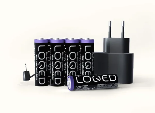 Shelly · " LOQED Power Kit" · Erweiterung für Smartes Türschloss · 8x Akkus enthalten