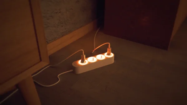 Shelly · Plug & Play " Power Strip 4 Gen4" · Smarte Steckdosenleiste · 4x 12A · Messfunktion · WLAN · Zigbee · Matter · BT · weiß