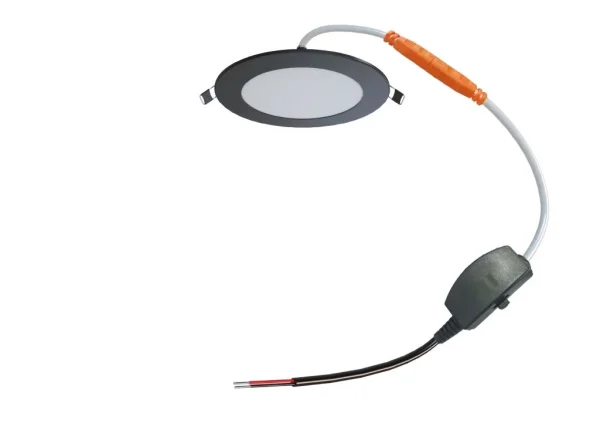 Synergy 21 LED Ultra Slim LED Panel Light V6 6W SWW/WW/NW (3CCT) Schwarz 24V