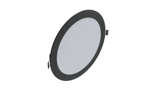 Synergy 21 LED Ultra Slim LED Panel Light V6 24W SWW/WW/NW (3CCT) Schwarz 24V